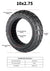 10 x 2.75 solid tire for KUGOO G Booster and G2 pro, Haerlags H6, Evercross Electric scooter