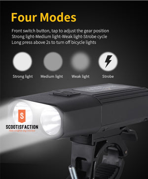 Front light Luces EXTERNAS 1 ideal for dark road electric scooter or bicycle