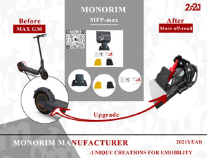 Monorim Upgrade Genuine Kit FootRest Pedal For Xiaomi and Ninebot Segway Electric scooter