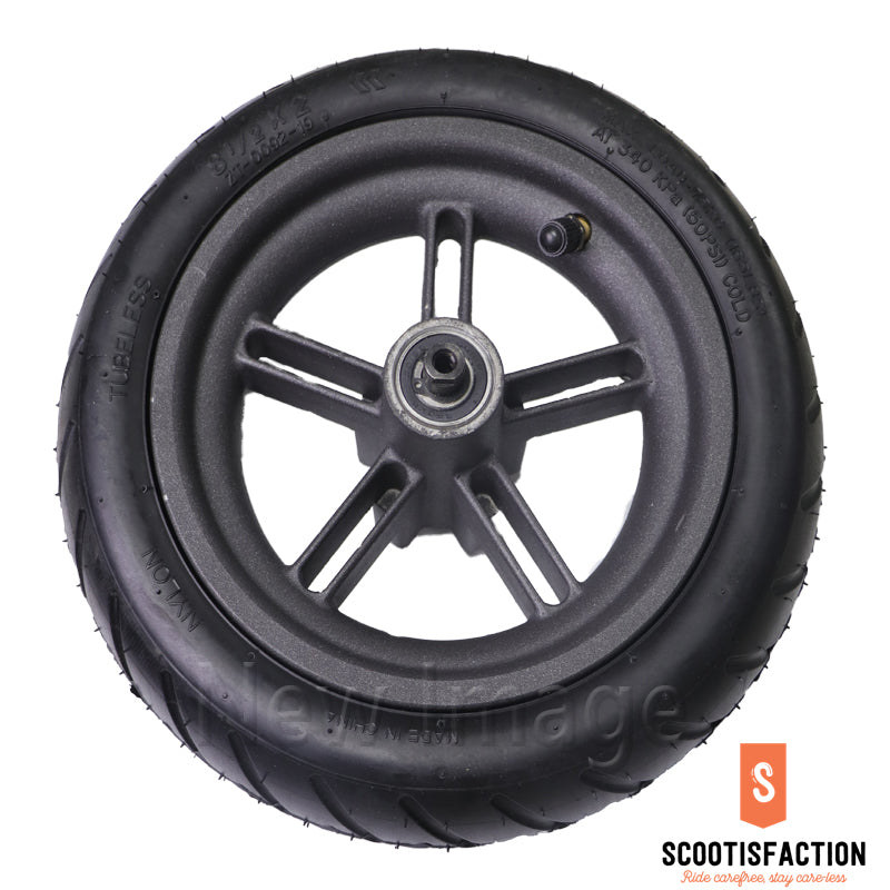 REAR WHEEL ASSEMBLED INFLATABLE WITH HUB 8 1/2X2 TYRE FOR PRO/ PRO2 XIAOMI ELECTRIC SCOOTER