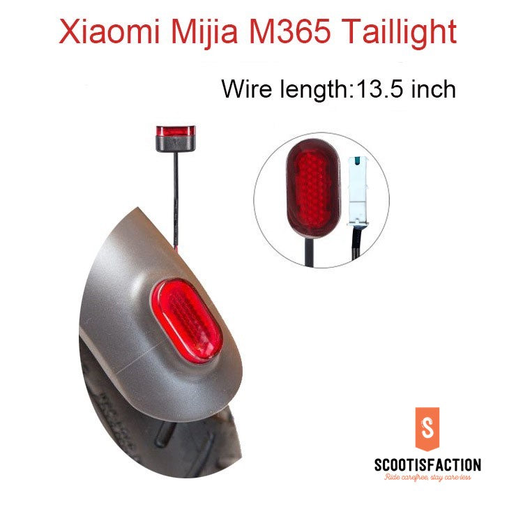 RED TAIL LIGHT BRAKE LAMP FOR XIAOMI M365/ PRO ELECTRIC SCOOTER