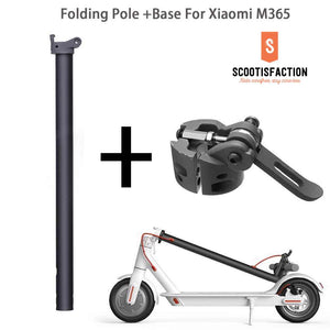 COMPLETE FOLDING POLE WITH BASED ASSEMBLED FOR XIAOMI M365/ 1S/ LITE E -  Scootisfaction