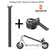COMPLETE FOLDING POLE WITH BASED ASSEMBLED FOR XIAOMI M365/ 1S/ LITE ELECTRIC SCOOTE