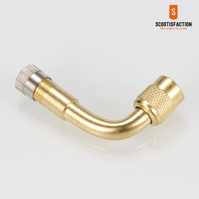 90 Degree Brass Air Tyre Valve for Electric scooter Xiaomi Ninebot Pure Kugoo Kaboo