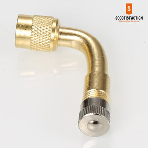 90 Degree Brass Air Tyre Valve for Electric scooter Xiaomi Ninebot Pure Kugoo Kaboo