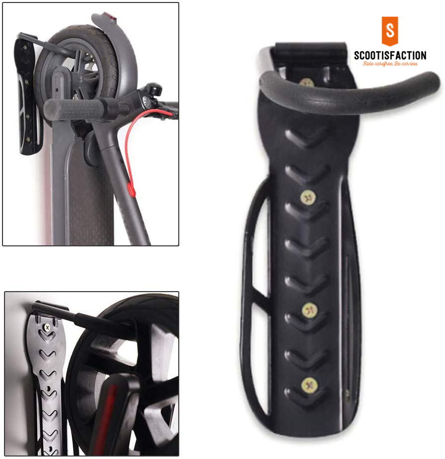 Scooter Wall Mount Bracket black for Electric scooter Xiaomi Ninebot Pure Kugoo Kaboo