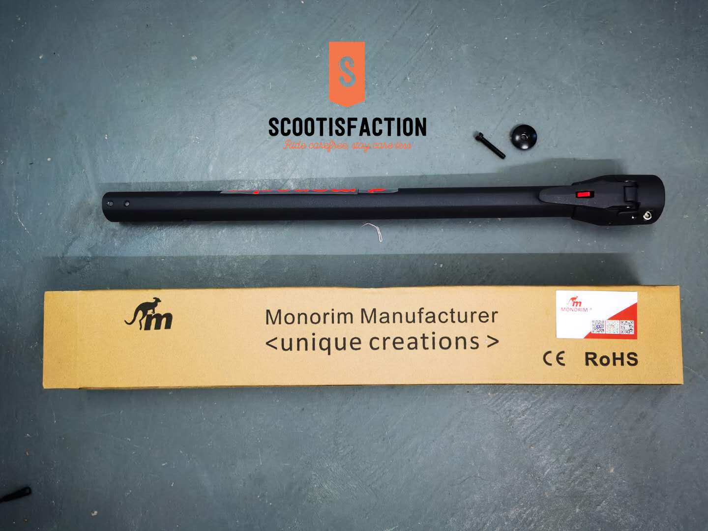 Monorim Genuine Complete Folding Pole Tube for Ninebot Max G30 Electric scooter