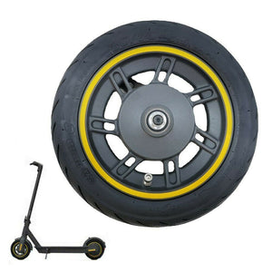 Front wheel assembled with tyre replacement with drum brake for G30 Max Ninebot Electric scooter
